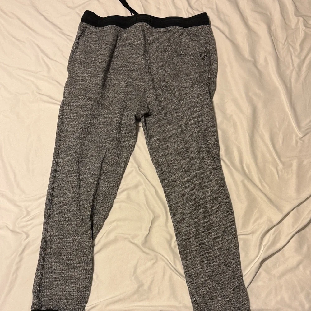American Eagle Outfitters Gray and Black Joggers - Picture 2 of 3